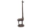 Cast Iron Giraffe Extra Toilet Paper Stand 19"