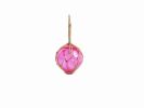 Pink Japanese Glass Ball Fishing Float With Brown Netting Decoration 4""