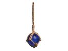 Blue Japanese Glass Ball Fishing Float Decoration Christmas Ornament 2""