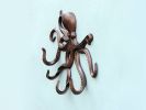 Antique Copper Octopus with Tentacle Hooks 11""