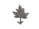 Cast Iron Maple Tree Leaves Decorative Metal Tree Branch Hooks 6.5""