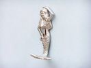 Chrome Mermaid Hook 6""