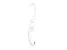 Whitewashed Cast Iron Monkey Hook 10""