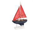 Wooden American Paradise Model Sailboat 9""