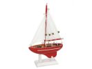 Wooden Compass Rose Model Sailboat 9""