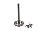 Cast Iron Moose Bathroom Extra Toilet Paper Stand 16""