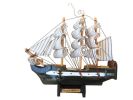 Wooden HMS Surprise Master and Commander Model Ship Christmas Tree Ornament