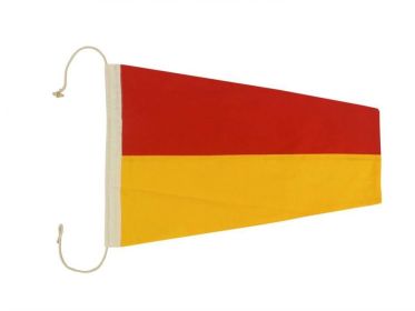 Number 7 - Nautical Cloth Signal Pennant Decoration 20"