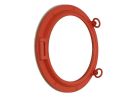 Orange Decorative Ship Porthole Window 24""