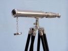 Standing Chrome Harbor Master Telescope 30""