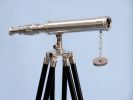 Standing Chrome Harbor Master Telescope 30""