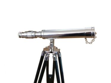 Standing Chrome Harbor Master Telescope 30""