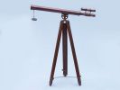 Floor Standing Antique Copper Griffith Astro Telescope 64""