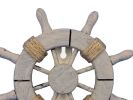 Rustic Decorative Ship Wheel With Hook 8"