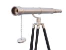 Floor Standing Brushed Nickel Galileo Telescope 65""