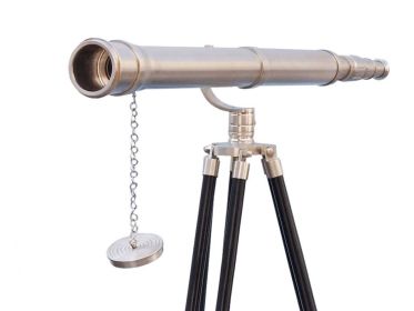 Floor Standing Brushed Nickel Galileo Telescope 65""