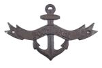 Cast Iron Poop Deck Anchor Sign 8""