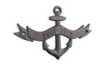 Cast Iron Poop Deck Anchor Sign 8""
