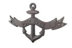 Cast Iron Poop Deck Anchor Sign 8""