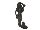 Cast Iron Mermaid Hook 6"