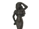 Cast Iron Mermaid Hook 6"