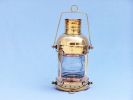 Solid Brass Anchormaster Oil Lantern 15""