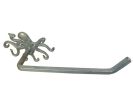 Antique Bronze Cast Iron Octopus Toilet Paper Holder 11"