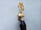 Gold Finish Wall Mounted Palmtree Bottle Opener 6""