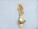 Gold Finish Wall Mounted Palmtree Bottle Opener 6""