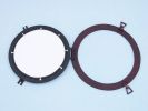Rustic Aluminum Deluxe Class Decorative Ship Porthole Mirror 17""