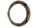 Bronzed Decorative Ship Porthole Window 24""