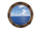Bronzed Decorative Ship Porthole Window 24""