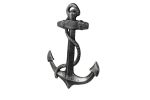 Antique Silver Cast Iron Anchor 17""