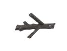 Cast Iron Tree Branch Double Decorative Metal Wall Hooks 7.5""