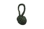 Antique Seaworn Bronze Cast Iron Sailors Knot Door Stopper 10""