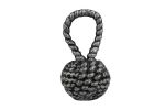 Antique Silver Cast Iron Sailors Knot Door Stopper 10""