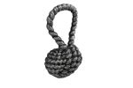 Antique Silver Cast Iron Sailors Knot Door Stopper 10""