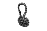 Antique Silver Cast Iron Sailors Knot Door Stopper 10""