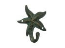 Antique Seaworn Bronze Cast Iron Starfish Hook 4""