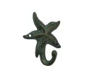 Antique Seaworn Bronze Cast Iron Starfish Hook 4""