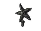 Antique Silver Cast Iron Starfish Hook 4""