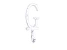 Whitewashed Cast Iron Letter G Alphabet Wall Hook 6""