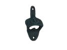 Seaworn Blue Cast Iron Wall Mounted Anchor Bottle Opener 3""