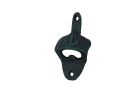 Seaworn Blue Cast Iron Wall Mounted Anchor Bottle Opener 3""
