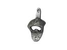 Antique Silver Cast Iron Wall Mounted Anchor Bottle Opener 3""