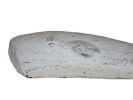 Whitewashed Cast Iron Whale Hook 6""