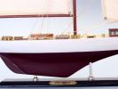 Wooden Columbia Limited Model Sailboat 25""