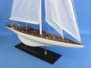 Wooden Intrepid Model Sailbaot Decoration 35""