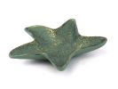 Antique Bronze Cast Iron Starfish Decorative Bowl 8""