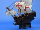 Wooden Santa Maria Tall Model Ship 7""